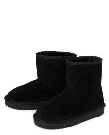 Girls Mid Teddy Boots