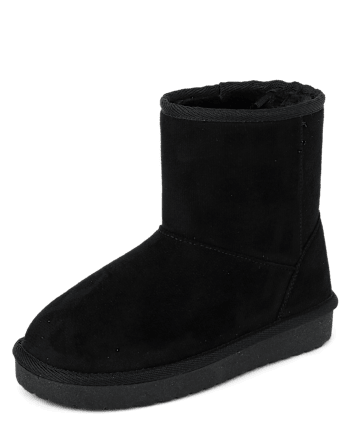 Girls Mid Teddy Boots