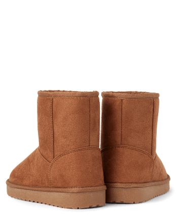 Girls Mid Teddy Boots