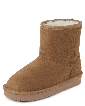 Girls Mid Teddy Boots
