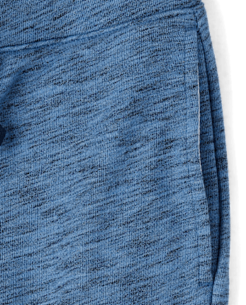 Pantalones jogger de rizo francés para niño