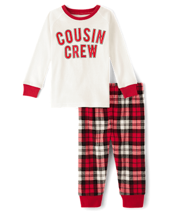 Baby And Toddler Cousin Crew Snug Fit Cotton And Microfleece Pajamas