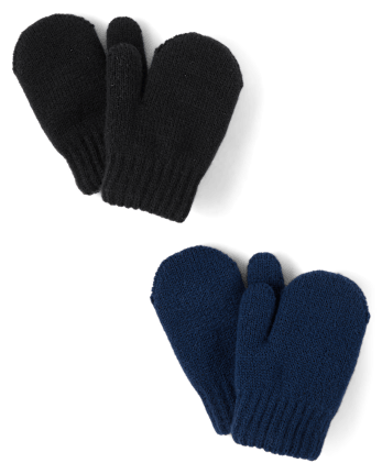 Unisex Toddler Mittens 2-Pack