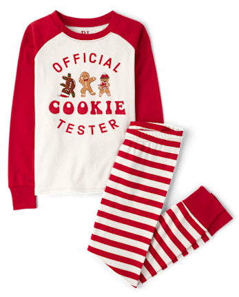 Unisex Kids Cookie Tester Snug Fit Cotton Pajamas