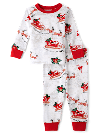 Santa pjs for toddlers 2025