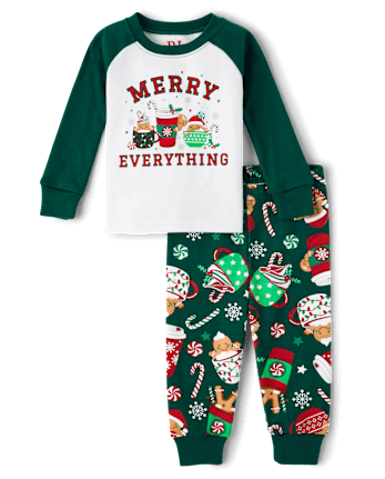Baby And Toddler Matching Family Hot Cocoa Mugs Snug Fit Cotton Pajamas