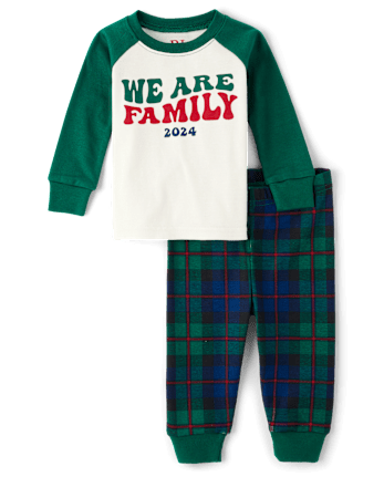 Unisex Baby And Toddler Matching Family We Are 2024 Snug Fit Cotton Pajamas