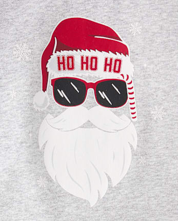 Unisex Baby And Toddler Matching Family Glow Santa Sunglasses Snug Fit Cotton Pajamas