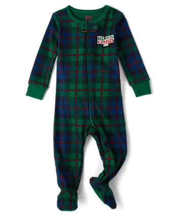 Unisex Baby And Toddler Matching Family We Are Family 2024 Snug Fit Cotton Footed One Piece Pajamas