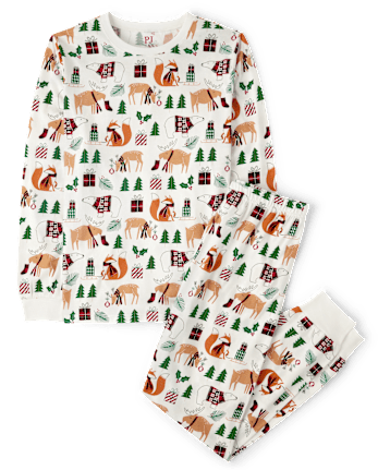 Adult Matching Family Animal Cotton Pajamas