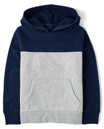 Boys Colorblock Premium Fleece Hoodie