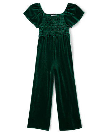 Green jumpsuit girls on sale