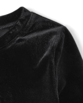 Girls Velour Shrug