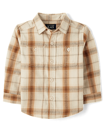 Baby And Toddler Boys Dad And Me Plaid Flannel Button Up Shirt