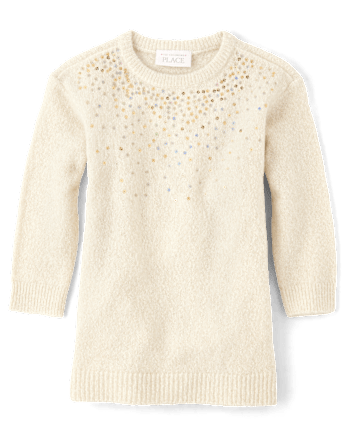 bébé et tout-petit, fille Paillettes Robe chandail