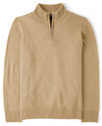 Mens Dad And Me Half Zip Sweater