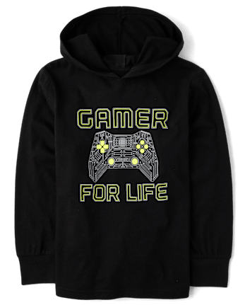 Boys Graphic Hooded Top