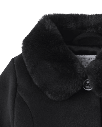 Toddler Girls Bow Coat