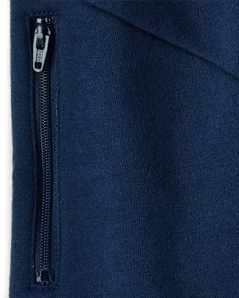 Boys Side Zip Premium Fleece Jogger Pants