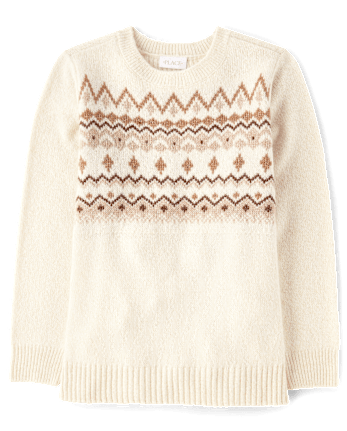 Womens Mommy And Me Fairisle Sweater