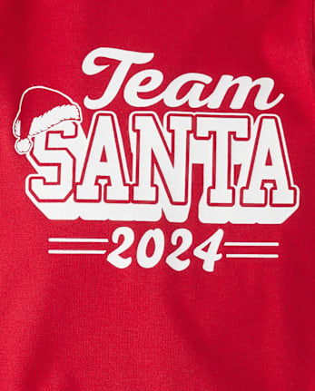 Unisex Baby Matching Family Team Santa 2024 Graphic Bodysuit