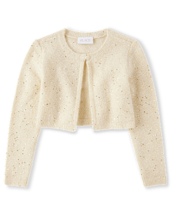 Girls Sequin Cardigan