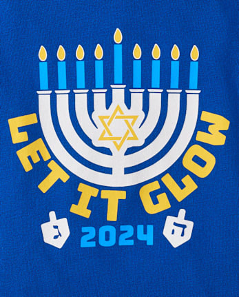 Unisex Baby And Niños pequeños Hannukah Camisetas estampadas