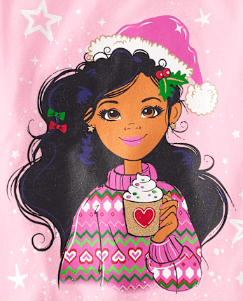 Fille de Noël Fille T-shirt imprimé
