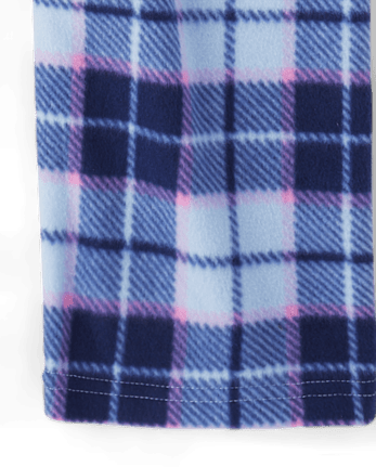 Girls Plaid Microfleece Pajama Pants