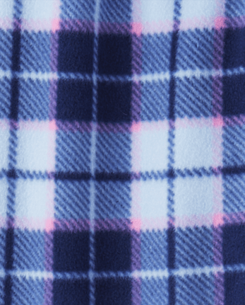 Girls Plaid Microfleece Pajama Pants