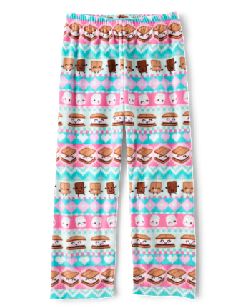 Girls S'more Fairisle Microfleece Pajama Pants