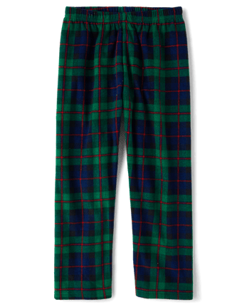 Tartan pants boys clearance