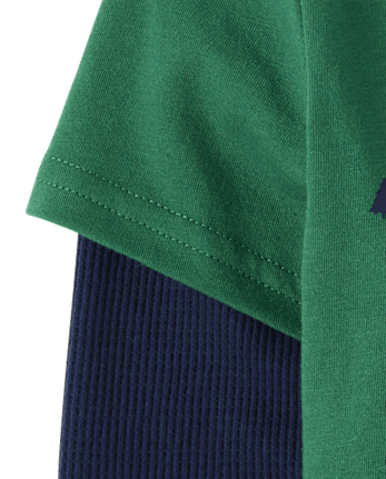 Baby And Toddler Boys Train Layered Top