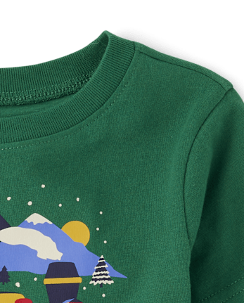 Baby And Toddler Boys Train Layered Top