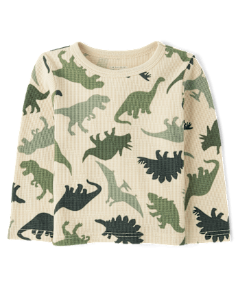 Baby And Toddler Boys Dino Thermal Top