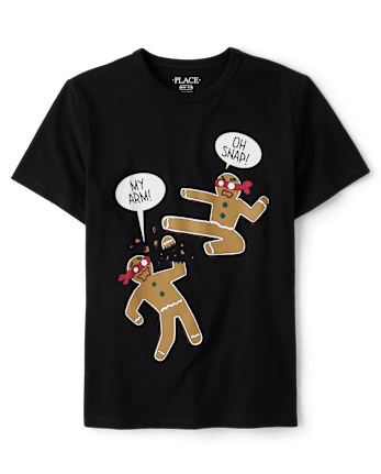 Boys Gingerbread Ninja Graphic Tee