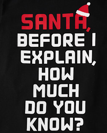 Camisetas estampadas Boys Santa Explique