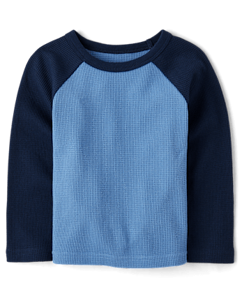 Toddler Boys Thermal Raglan Top