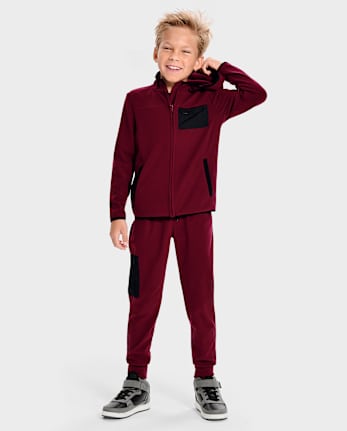 Boys Zip Pocket Jogger Pants