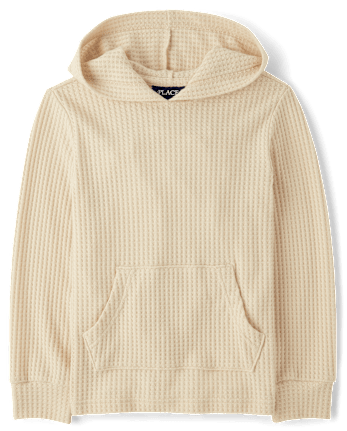 Boys Soft Chunky Thermal Hoodie