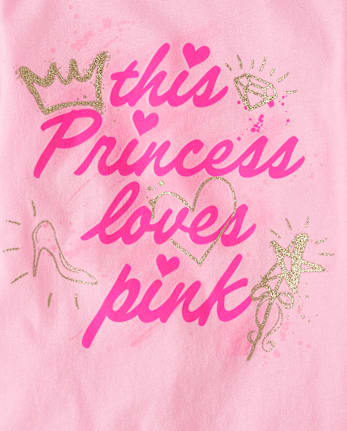 Girls Princess Graphic Tee
