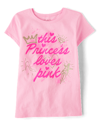 Girls Princess Graphic Tee