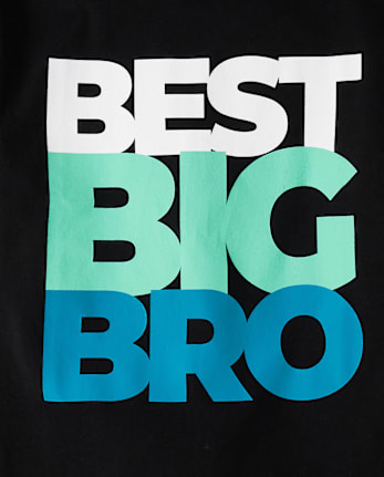 Boys Best Big Bro Graphic Tee