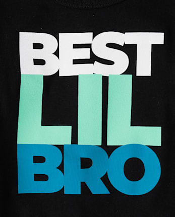 Baby And Toddler Boys Best Lil Bro Graphic Tee