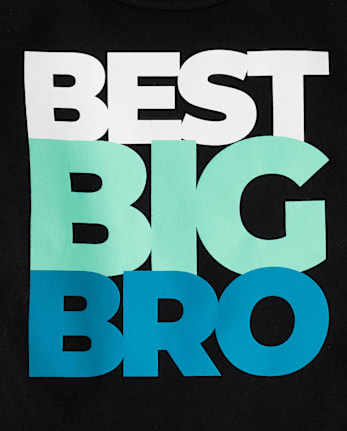 Baby And Toddler Boys Best Big Bro Graphic Tee