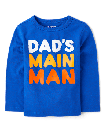 Baby And Toddler Boys Dad's Main Man Graphic Tee