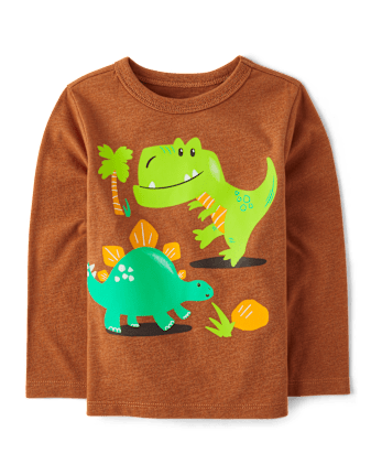 Baby And Toddler Boys Dino Graphic Tee