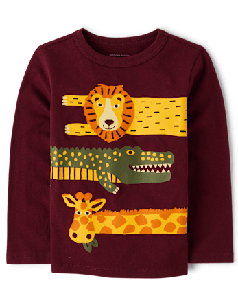 Baby And Toddler Boys Animal Graphic Tee