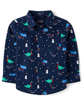 Boys christmas dress shirt clearance