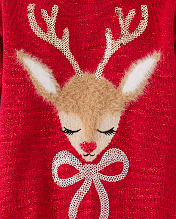 Sweater with reindeer online